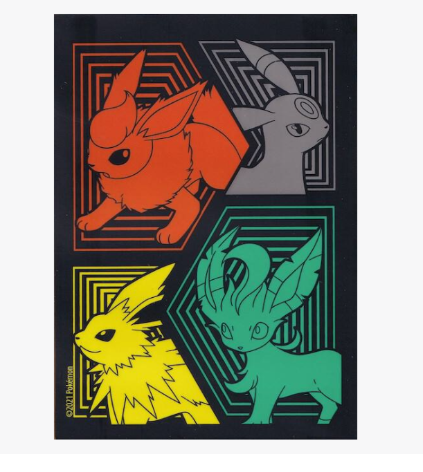 Pokemon TCG: Evolving Skies Elite Trainer Box Card Sleeves - Flareon, Jolteon, Umbreon & Leafeon (65 Pack)